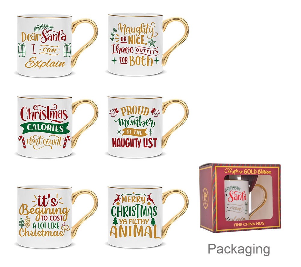 CHRISTMAS GOLD EDITION MUGS