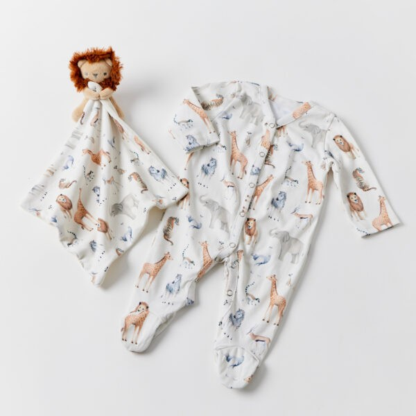 JIGGLE & GIGGLE ZAMBEZI ROMPER AND COMFORTER SET 