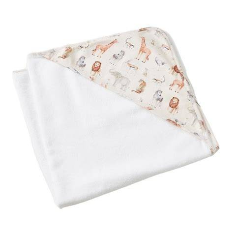 JIGGLE & GIGGLE ZAMBESI HOODED TOWEL
