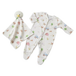 JIGGLE & GIGGLE BARNYARD ROMPER AND COMFORTER SET 