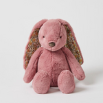 JIGGLE GIGGLE FLORAL BUNNY RASPBERRY MEDIUM