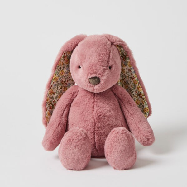 JIGGLE GIGGLE FLORAL BUNNY RASPBERRY MEDIUM