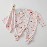JIGGLE & GIGGLE WADDLING AROUND ROMPER AND COMFORTER SET 
