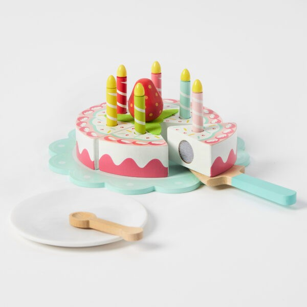 ZOOKABEE WOODEN BIRTHDAY CAKE