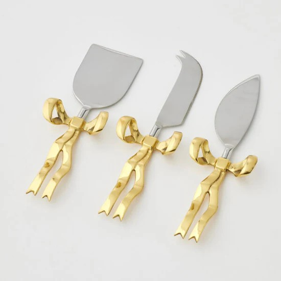 BOWTIFUL CHEESE KNIVES SET OF THREE