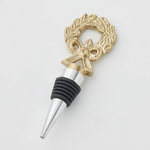 HOLIDAY GARLAND WREATH BOTTLE STOPPER