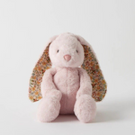 JIGGLE & GIGGLE FLORAL PINK BUNNY TOY