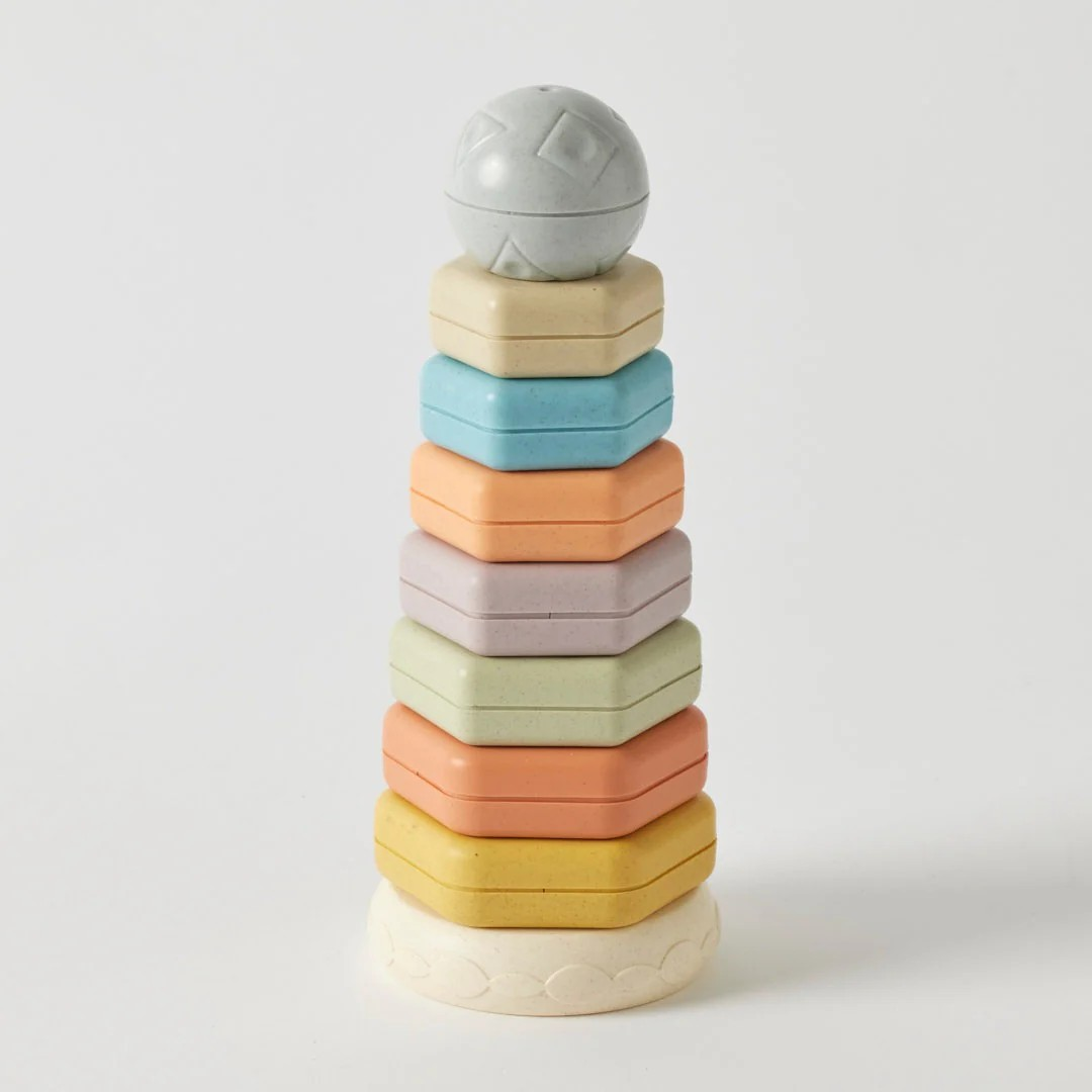 JIGGLE & GIGGLE HEXAGON STACKER ECO FRIENDLY