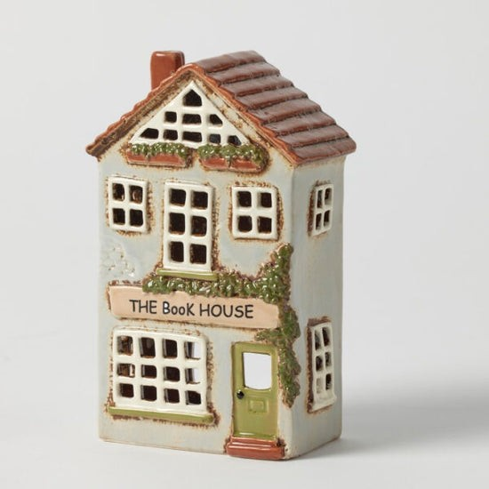 BOOK HOUSE TEALIGHT HOLDER