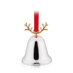 BELL SILVER WITH GOLD ANTLERS