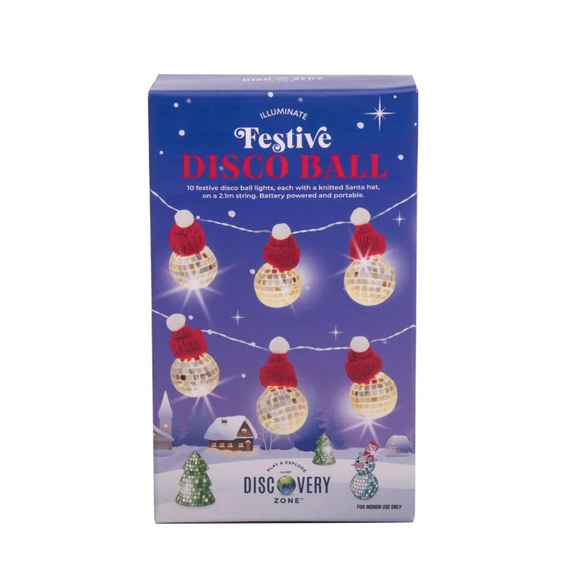 SANTA DISCO BALL LIGHTS