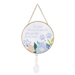  PAW PRINTS GLASS SUNCATCHER