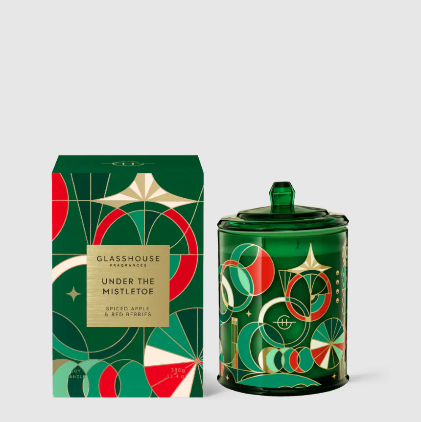 GLASSHOUSE UNDER THE MISTLETOE CANDLE