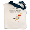TWIGSEEDS HAPPY AS A SEAGULL WITH A FRENCH FRY TOTE BAG