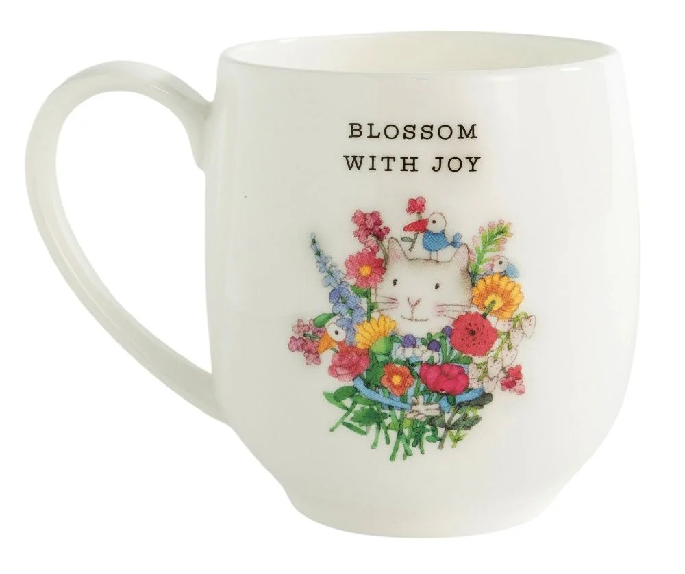 TWIGSEED FINE BONE CHINA CUP BLOSSOM WITH JOY