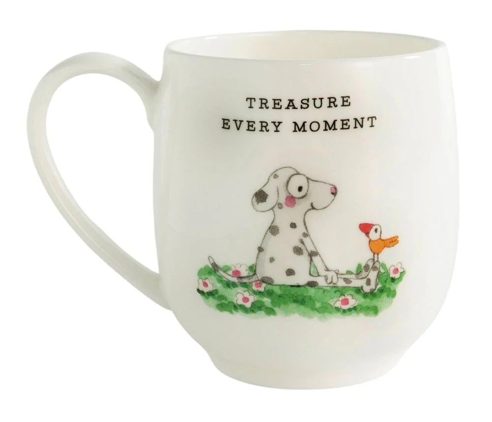 TWIGSEED FINE BONE CHINA CUP TREASURE EVERY MOMENT