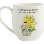 TWIGSEED GATHER SUNSHINE ALONG THE WAY FINE BONE CHINA CUP