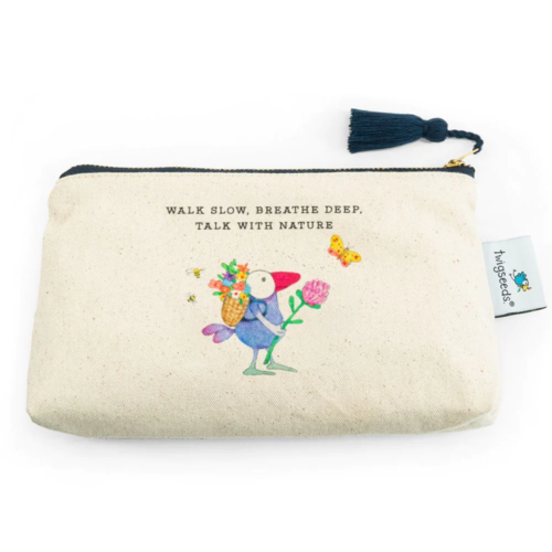 TWIGSEEDS WALK SLOW, BREATH DEEP, TALK WITH NATURE POUCH