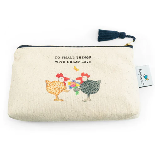 TWIGSEEDS DO SMALL THINGS WITH GREAT LOVE POUCH 
