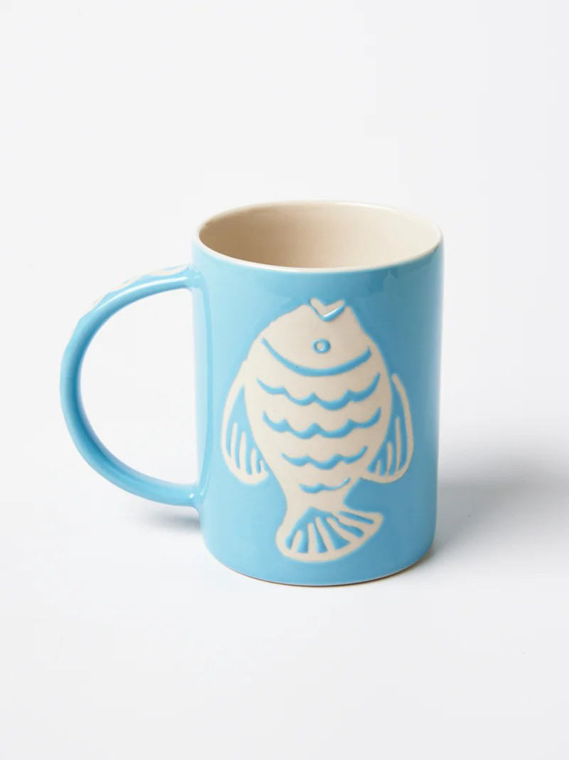 JONES AND CO SUNROOM FISH MUG