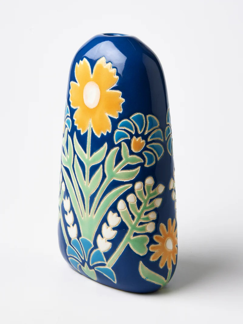 JONES AND CO BOUQUET POLLEN TALL VASE