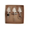 XMAS TREE WINE/BOTTLE SET