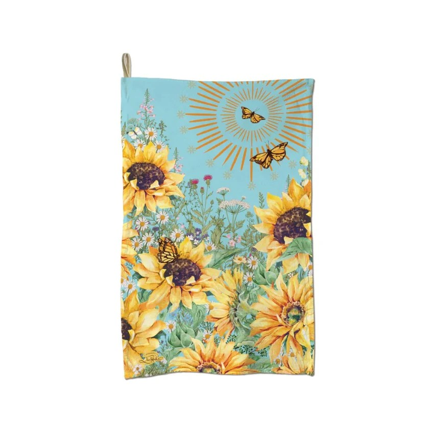 FIELDS OF GOLD TEA TOWEL