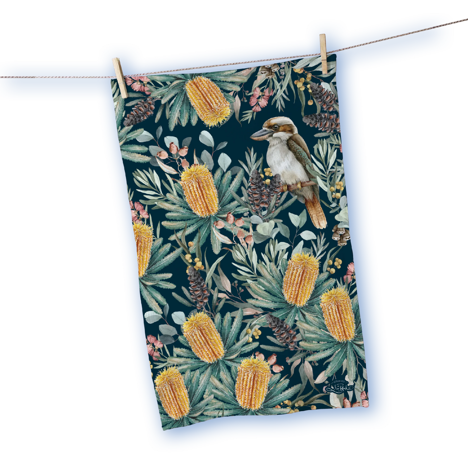 BANKSIA BUSH GARDEN TEA TOWEL
