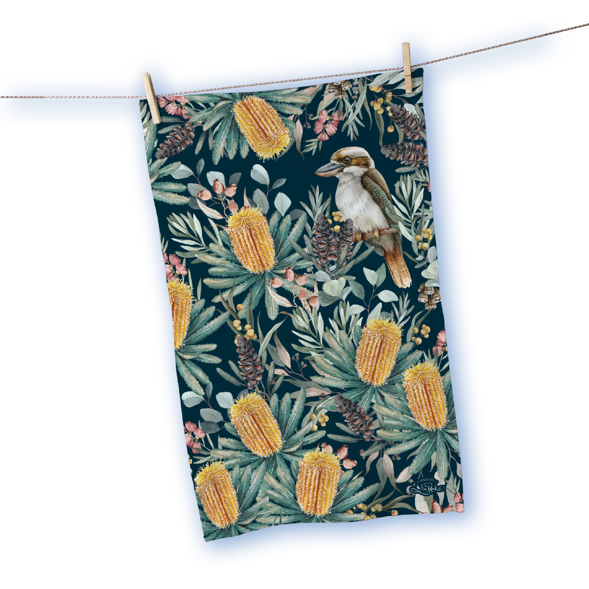 BANKSIA BUSH GARDEN TEA TOWEL