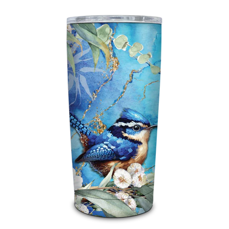 CHEEKY WREN STAINLESS TRAVEL MUG