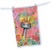 COTTON TEA TOWEL HAPPY EMU