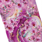 FUCHSIA  ORCHID TEA TOWEL LISA POLLICK