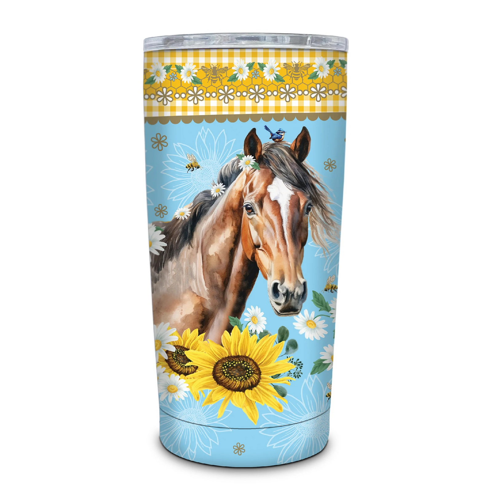 DOUBLE WALLED STAINLESS STEEL TRAVEL MUG COUNTRY COLLECTION