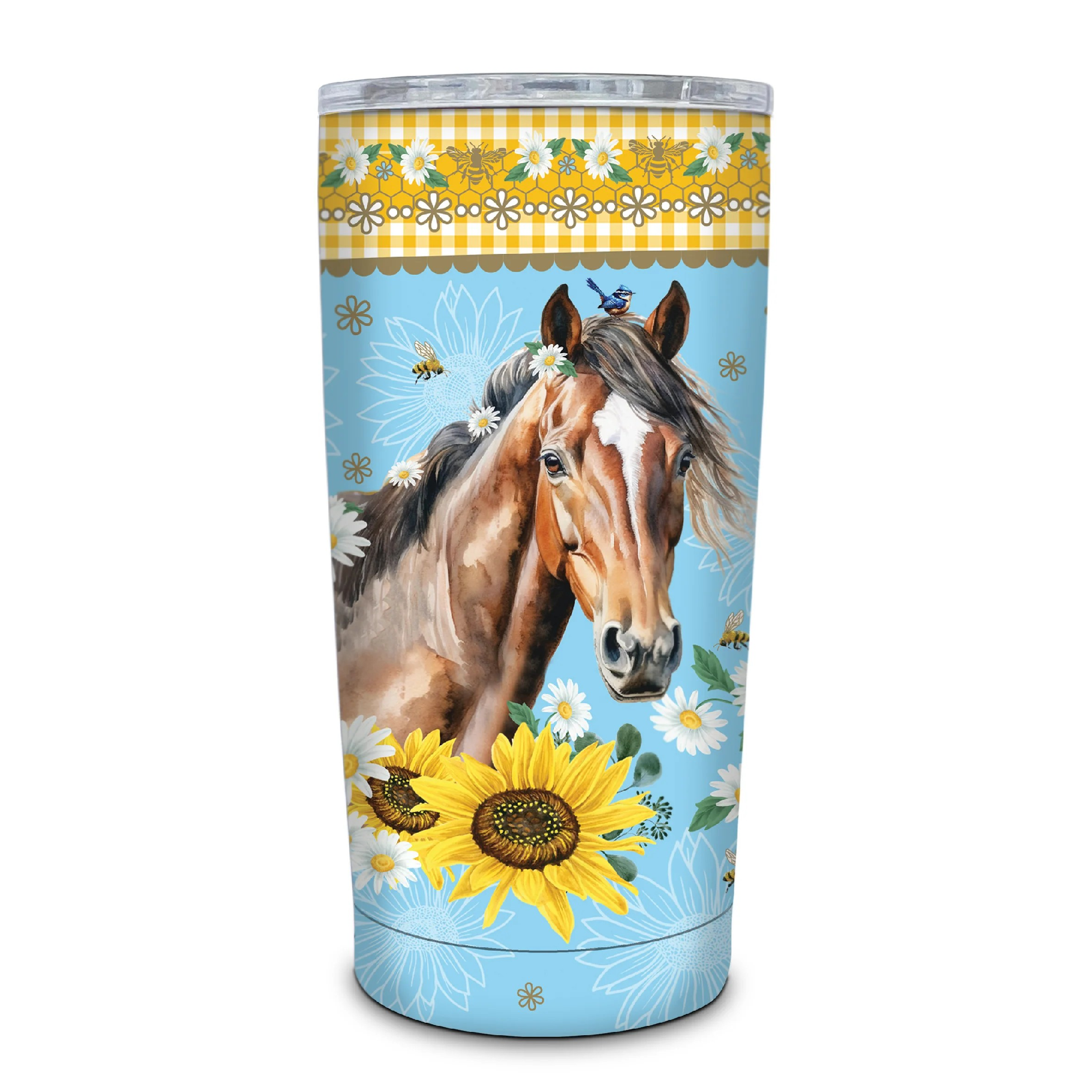 DOUBLE WALLED STAINLESS STEEL TRAVEL MUG COUNTRY COLLECTION