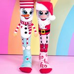 MADMIA SANTA  AND SNOWMAN TODDLER SOCKS