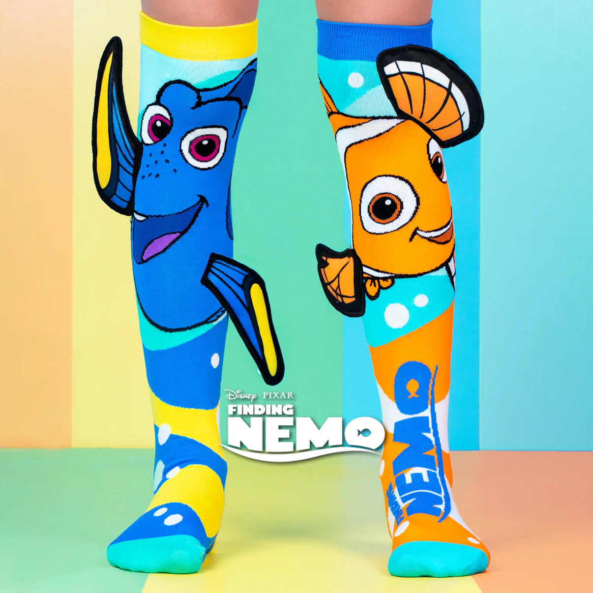 MADMIA FINDING NEMO DORY AND NEMO ADULT SOCKS