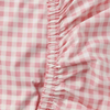 GINGHAM CANDY ORGANIC COTTON FITTED SHEET KING KIP & CO