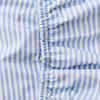 KIP & CO SEASIDE STRIPE ORGANIC COTTON FITTED SHEET KING
