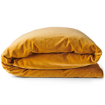 KIP & CO PECAN VELVET QUILT COVER KING 