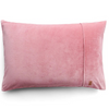 KIP & CO DUSTY ROSE VELVET 2P KING SET PILLOWCASES