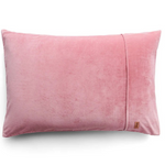 KIP & CO DUSTY ROSE VELVET 2P KING SET PILLOWCASES
