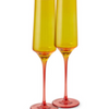 KIP & CO TROPICAL PUNCH CHAMPAGNE GLASSES 2 PIECE SET 