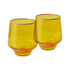 KIP & CO TROPICAL PUNCH TUMBLER GLASS 2 PIECE SET 