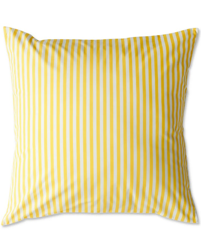KIP & CO LIMONCELLO STRIPE ORGANIC COTTOIN EUROPEAN PILLOWCASES 2P SET