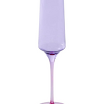 LILAC COLOUR BLOCK CHAMPAGNE GLASS 2P SET ONE SIZE