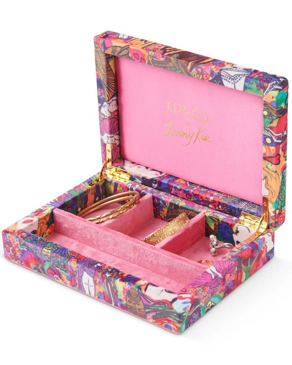 KIP & CO X JENNY KEE GODDESSES VELVET JEWELLERY BOX SMALL