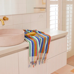 KIP & CO MADEIRA STRIPE TURKISH HAND TOWEL