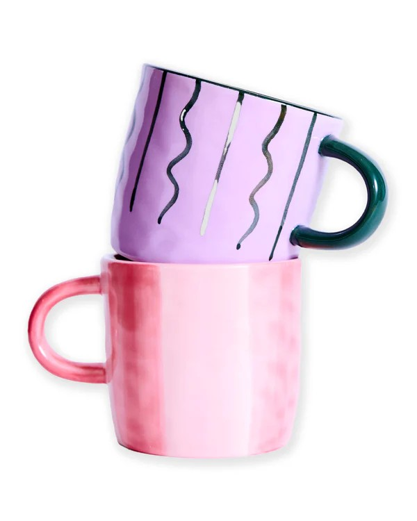 KIP & CO ALPINE PEAKS 2 PIECE MUG SET
