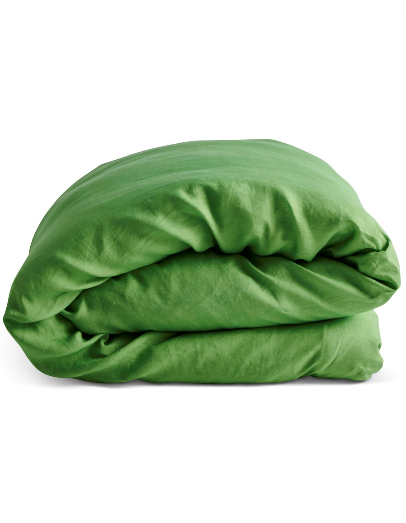 KIP & CO GREEN TEA LINE QUILT COVER KING 