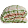 KIP&CO PISTACHIO TARTAN LINEN QUILT COVER KING